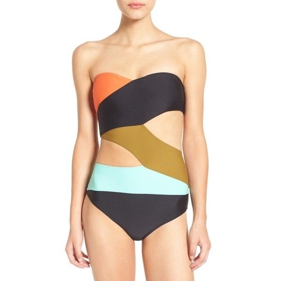 Volcom one piece cutout swimsuit Clearance
